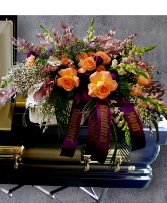 Orange and purple  