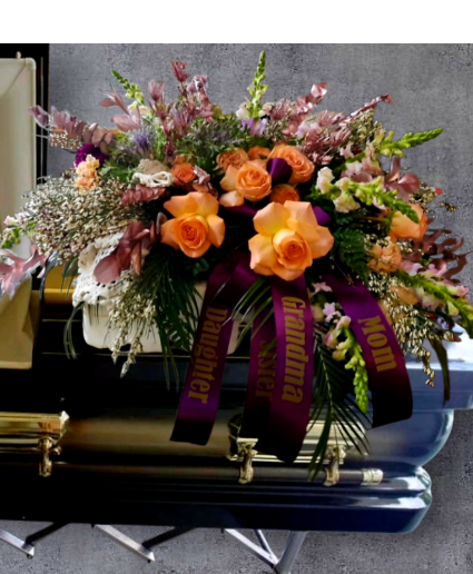 Orange and purple  