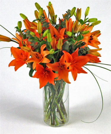 Orange Bliss Vase Arrangement