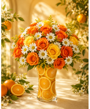 Orange Blossom Bliss  Call Us for Faster Service & Daily Specials: (915) 303-8500 Text Us to Order Anytime: (915) 505-3708 Your trusted source for Flowers & Delivery in El Paso TX