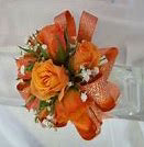 Orange Bud Prom Corsage