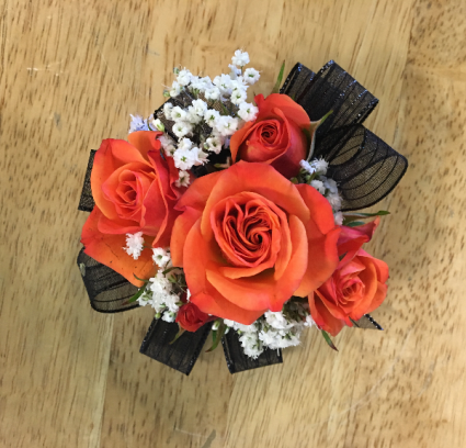 Orange rose Corsage
