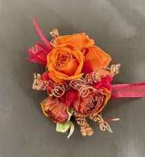 Orange Crush Wrist Corsage