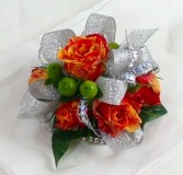 ORANGE DELIGHT  PROM CORSAGE