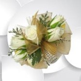 golden elegance wrist corsage