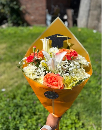 Orange grad bouquet  Bouquet 