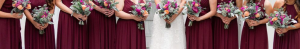 Orange & Hot Pink Inspiration  Wedding Party Flowers