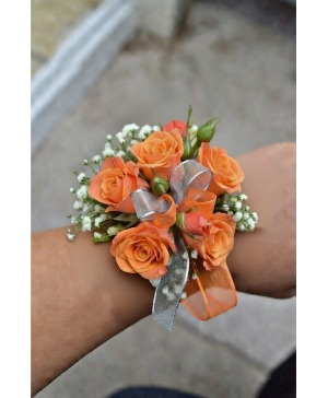 Orange Glow Corsage