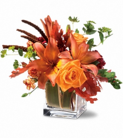 Orange Spice Fall Arrangement