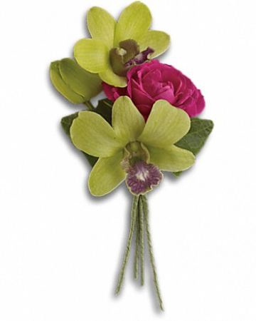 Orchid Celebration Boutonniere 