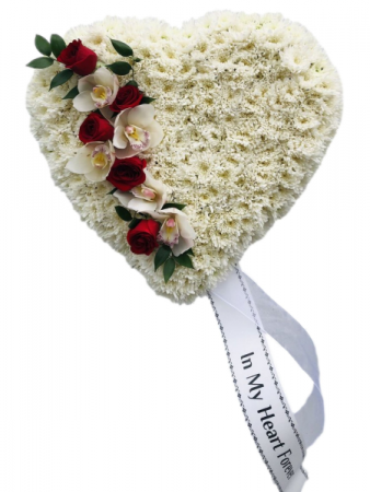 Orchid Heart Standing Spray