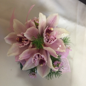 Orchid Trio Wrist Corsage
