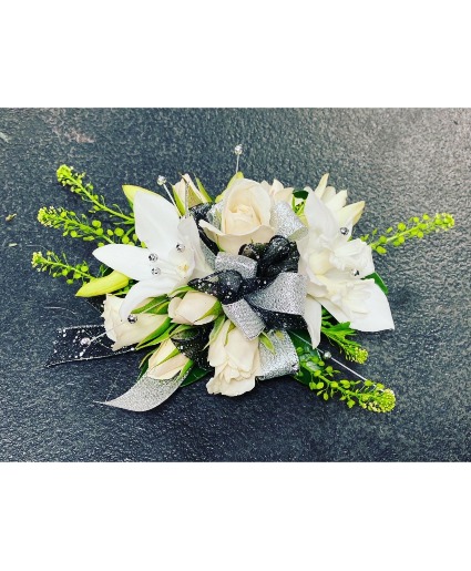 ORCHIDS & ROSE WRIST prom