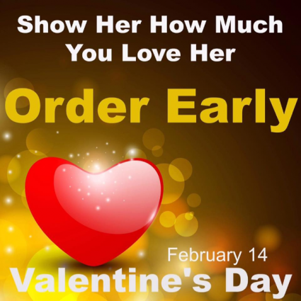 Valentine's Day is Saturday, Feb. 14 
