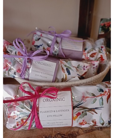 Organic Flaxseed & Lavender Eye Pillow  in Glastonbury, CT | THE FLOWER DISTRICT