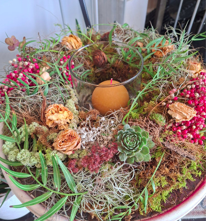 Organic Table  Wreath