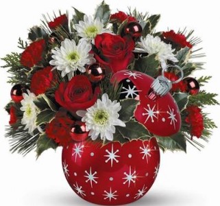 Ornament full of Joy( Color May vary  Fresh assorted flowers
