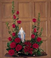Our Lady of Grace Sympathy Table Arrangement