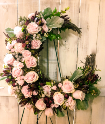 Our Lady Custom Tribute Standing Spray in Bay Saint Louis, MS | The French Potager