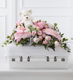 Our Little Angel (girl) Casket Spray-child