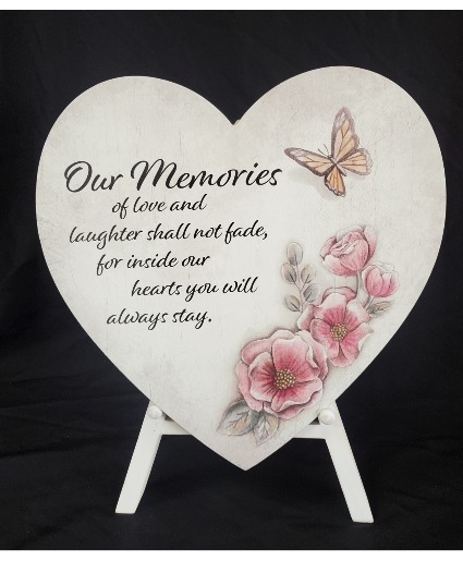 Our Memories- Heart & Easel 