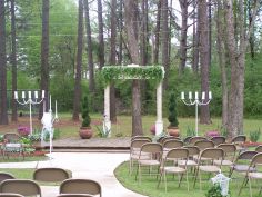 OUTDOOR ARBOUR WEDDING