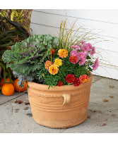 outdoor fall planter  PLANT GARDEN