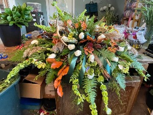 Woodland Casket Spray 