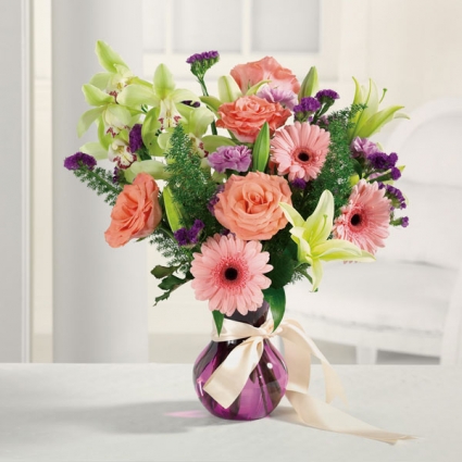 Over the Rainbow  Vase arrangement 