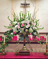 Overflowing Gardens Table Arrangement