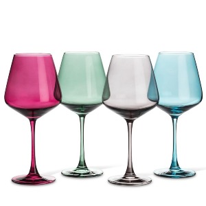 Oversized pair of wine glasses 
