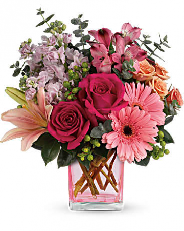 Painterly Pink T600-8 13"(w) x 13.5"(h)
