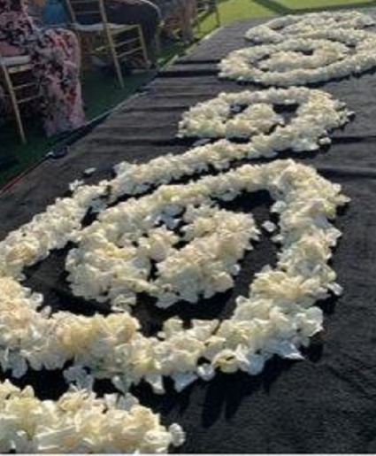 Paisley Petal Aisle Decor 