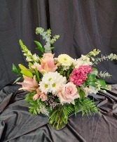 Paisley  Petite Vase of Flowers 