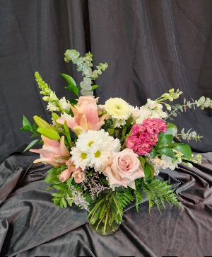 Paisley  Petite Vase of Flowers 