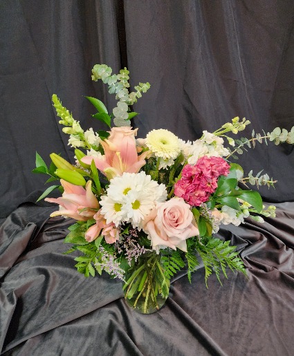 Paisley Petite Vase of Flowers