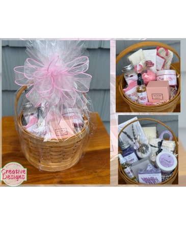 Pamper Me Basket   in Mount Airy, NC | CREATIVE DESIGNS FLOWERS & GIFTS