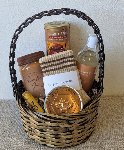 Pamper me fall gift basket 