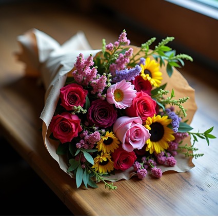 Paper Wrapped Bouquet Designer's Choice Enchanted Design