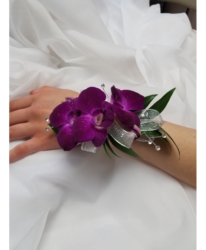 Paradise wrist corsage