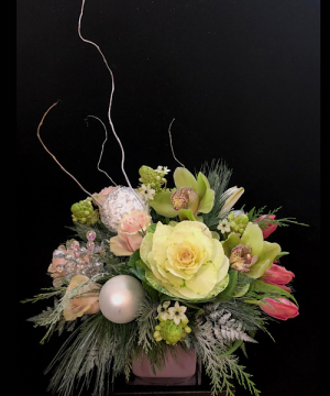 Paris In Winter Cube arrangement 