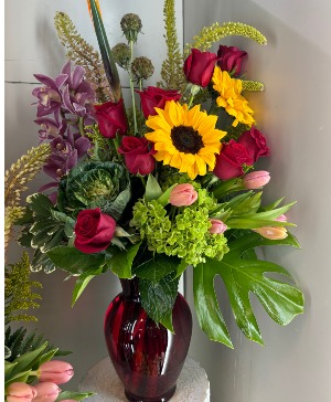 Party colors bouquet 