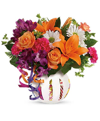 Party Starter Bouquet Bubble Bowl