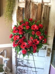 Passionate Memories Sympathy Wreath