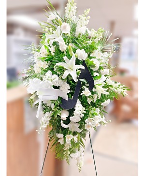  Flowerland Harmonious Tribute Live Standing Spray Spray for the music lover