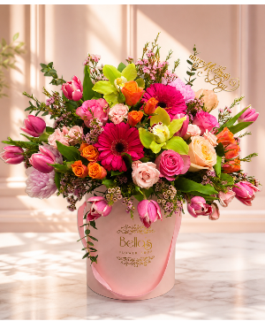Peaceful Pastel Flower Box 