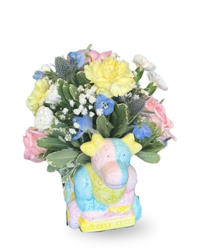 Pastel Baby Wishes Keepsake Baby Arrangement