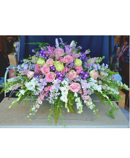 Pastel Beauty Casket Spray