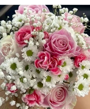 Cotton Candy Vase Arrangement
