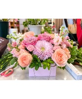 PASTEL COLORED FLOWERS  WALLET 